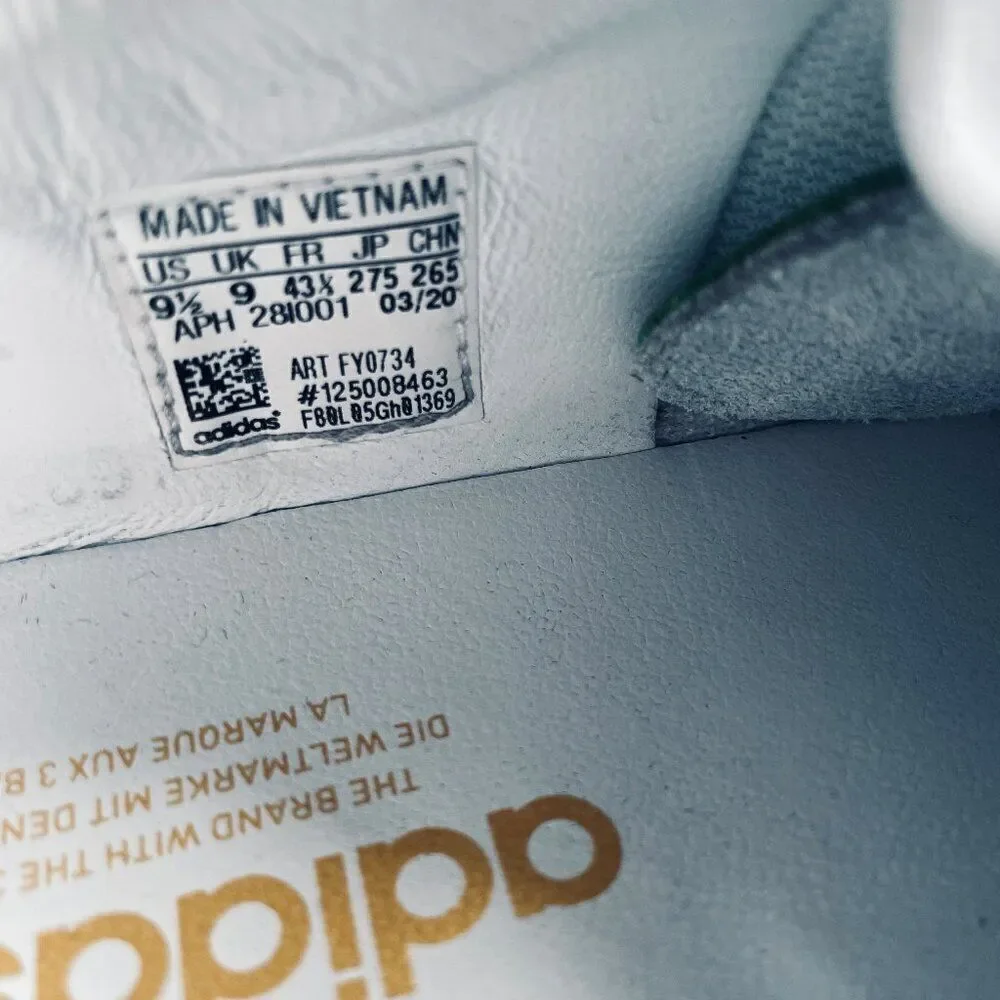Adidas Stan Smith Human Made Athletic Tennis Shoe White Trainer Mens 9.5 RARE SZ